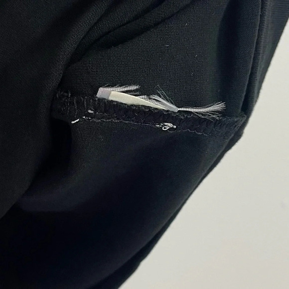 J Jill Wearever Collection Shirt Womens Size Small Black Pearl Sleeve Stretch - Picture 4 of 5